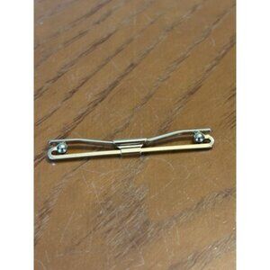 Vintage Gold-Tone Collar Jewelry Clasp, 2” Slide-On Stay, Ball End Accessory